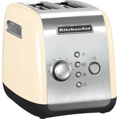 KITCHENAID Grille Pain Avec 2 Fentes 1100w Cr&egrave;me Argent