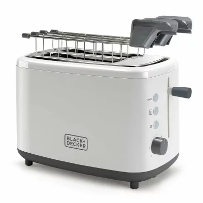 BLACK & DECKER Grille-pain avec pinces 820W Black+Decker BXTOA820E