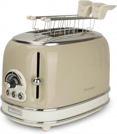 ARIETE Grille-pain Beige Vintage 2 Fentes 810w