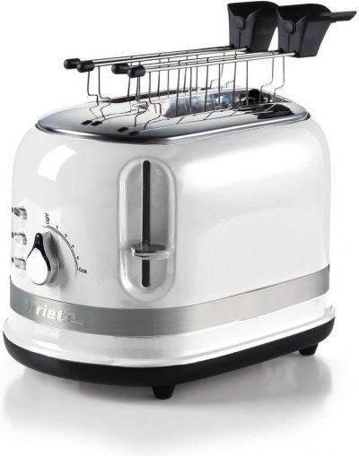 ARIETE Grille-pain Blanc 2 Fentes 800W Moderne