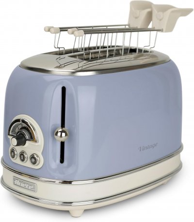 ARIETE Grille-pain Bleu Vintage 2 Fentes 810w