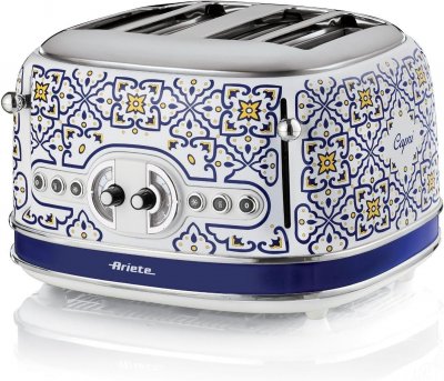 ARIETE Grille-pain Capri 4 Fentes 1630W Inox
