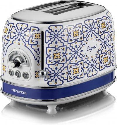 ARIETE Grille-pain Capri 4 Tranches 810w Vintage