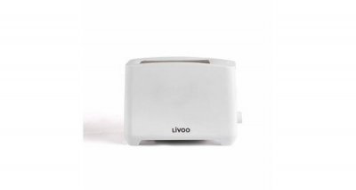LIVOO Grille-pain deux fentes  dod162w coloris blanc - 750w dod162w