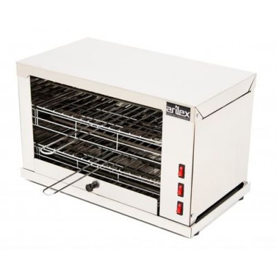 ARILEX Grille-Pain Electrique Multifonction DUO - - - Acier inoxydable3,45 KW 510x280x225mm