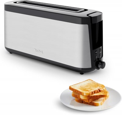 TEFAL Grille-pain Inox 1 Fente Longue 1000w