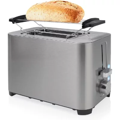 PRINCESS Grille-pain Inox Bross&eacute; 850W 2 Fentes Courtes