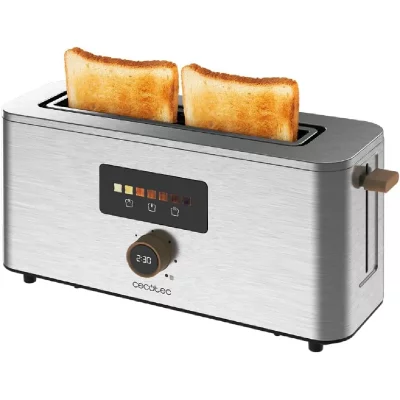 CECOTEC Grille-pain Inox Tactile 1000w Fente Longue