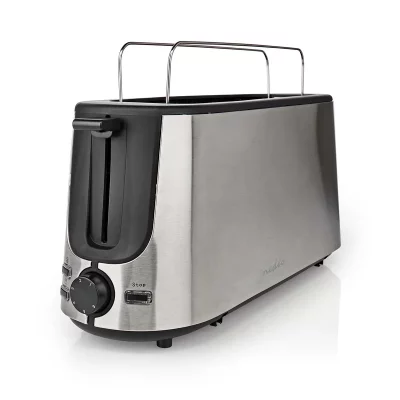 NEDIS Grille pain KABT310EAL Aluminium