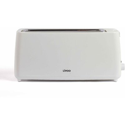 LIVOO Grille-pain large fente couleur blanc - 900w dod168w