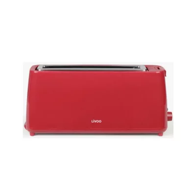 LIVOO Grille pain  DOD168RC - Rouge