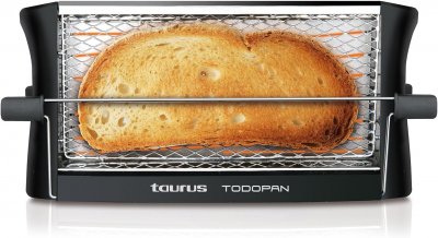 TAURUS Grille-pain Multipan 4 Tranches 700W Noir