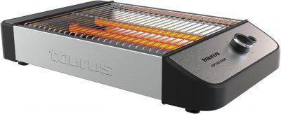 TAURUS Grille-pain Plat 1000W 4 Tranches Inox