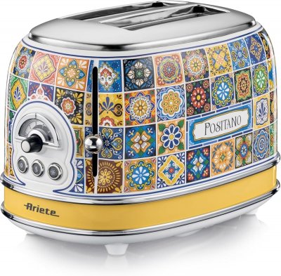 ARIETE Grille-pain Positano 2 Fentes 810w Vintage