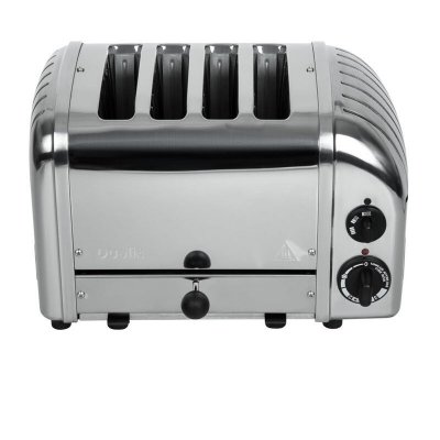 DUALIT Grille Pain Professionnel Electrique Combi - 4 Tranches -  
