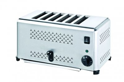 PUJADAS Grille-Pain Professionnel Inox 6 Tranches - - - Acier inoxydable
