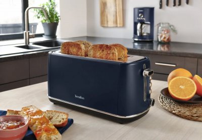TERRAILLON Grille-pain  Long New Moon 1550 W Bleu nuit