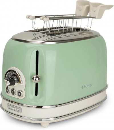 ARIETE Grille-pain Vert Vintage 2 Fentes 810W