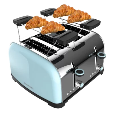 CECOTEC Grille-pain verticaux Toastin' time 1700 Double Blue  Bluee