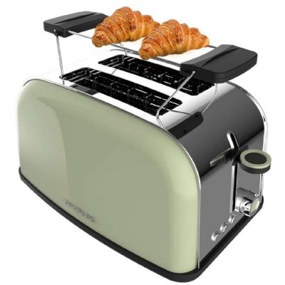 CECOTEC Grille-pain verticaux Toastin' time 850 Green 