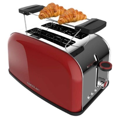 CECOTEC Grille-pain verticaux Toastin' time 850 Red 
