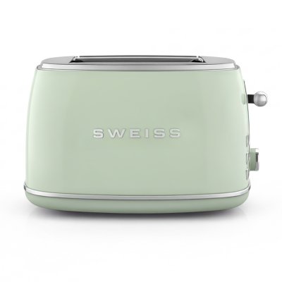 SWEISS Grille pain vintage 2 fentes -  - GRS7 - 850 W - Thermostat r&eacute;glable - Vert