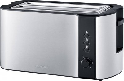 SEVERIN Grille-pains 2 fentes 1400w inox/noir - at2590 at2590