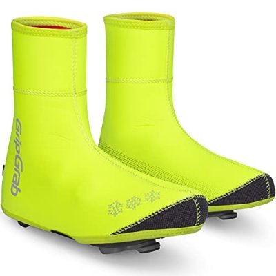 GRIPGRAB  Arctic Waterproof Deep Hi-Vis Shoe Cover, Hi-Viz Yellow