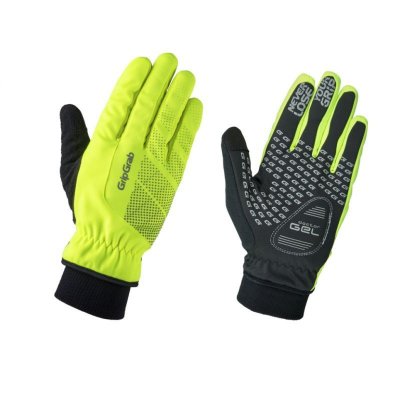 GRIPGRAB  Ride Hi-Vis Windproof Winter Glove, Fluorescent Yellow