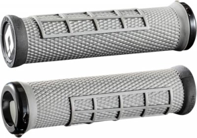 ODI Grips  ELITE FLOW Lock-On 130 mm Couleur Noir / Gris