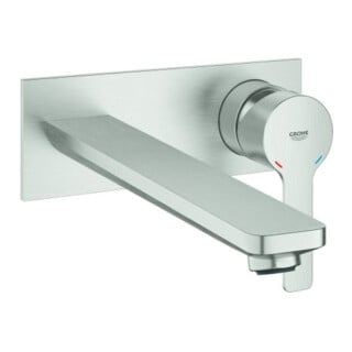 GROHE  23444DC1 Lineare Mitigeur 2 trous lavabo, Supersteel, Taille L