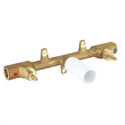 GROHE  32706000 Corps encastr&eacute; m&eacute;langeur mural 3 trous Argent