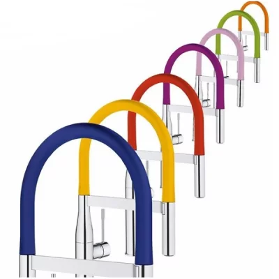 GROHE  - GROHFlexx Bec de cuisine pour Essence semi-pro, rouge