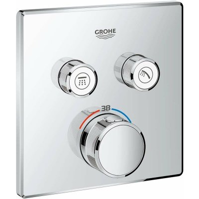 GROHE  Grohtherm SmartControl Thermostat avec 2 robinets d'arr&ecirc;t
