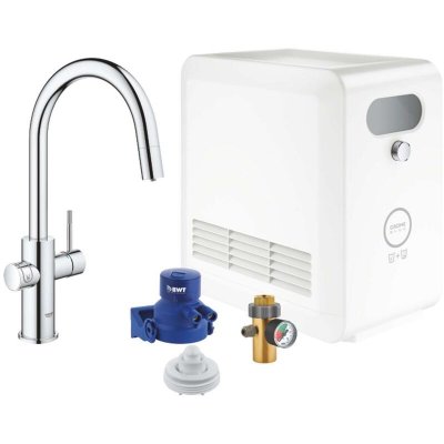 GROHE  Kit avec mitigeur bec C Blue Professionnel 31325002