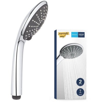 GROHE  Vitalio Joy 110 Douche &agrave; main 2 jets, Chrome (27317000)