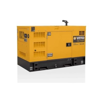 VITO Groupe electrog&egrave;ne 10kVA Diesel Triphas&eacute; Monophas&eacute; Autonomie 13h