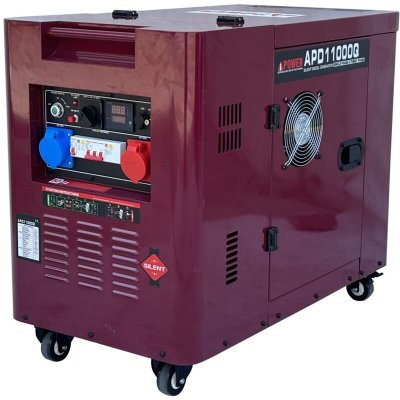 AI POWER Groupe &eacute;lectrog&egrave;ne A-iPower 9 kVA Diesel APD11000Q Silencieux 230&400V