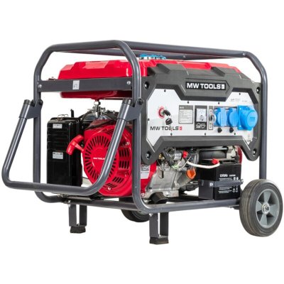 MW TOOLS Groupe &eacute;lectrog&egrave;ne essence  7,5 kW 230 V - d&eacute;marrage &eacute;lectrique MW-Tools BG75E