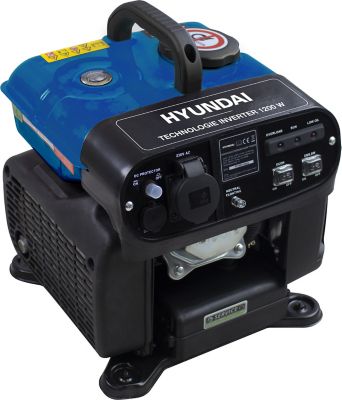HYUNDAI Groupe &eacute;lectrog&egrave;ne essence Inverter 1200 W - d&eacute;marrage manuel avec lanceur