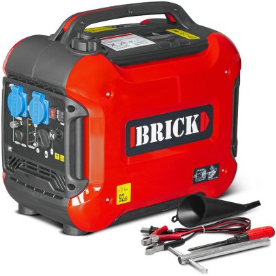 BRICK Groupe &eacute;lectrog&egrave;ne inverter silencieux max 1880w - 2 prises - 