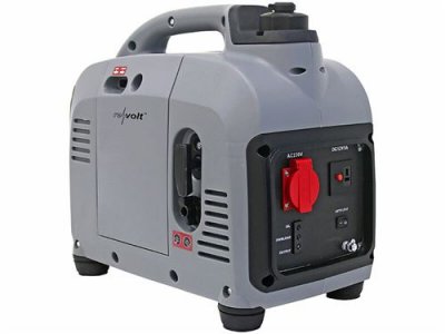  Groupe &eacute;lectrog&egrave;ne mobile &agrave; essence 1000 W avec 1 prise 230 V [Revolt]