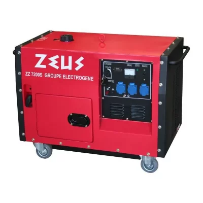 ZEUS Groupe &eacute;lectrogene zeuz - silencieux - 6000 w - d&eacute;marrage &eacute;lectrique VALMF7200S 