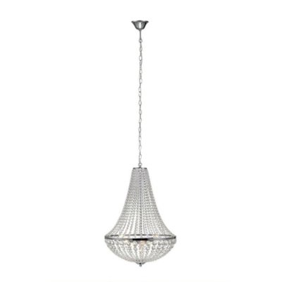 MARKSLOJD GRS105317 - Lustre en cristal &agrave; 3 ampoules, chrome, E14 - 