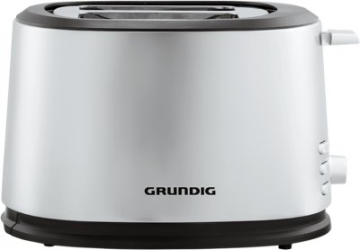 GRUNDIG  Grille-Pain 850W Inox / Noir - TA5620