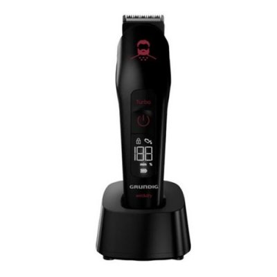 GRUNDIG  MGK 9030 ProClub MGK9030 Tondeuse &agrave; cheveux Noir mat Rouge