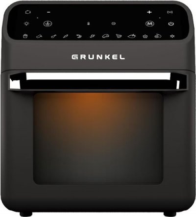 GRUNKEL  Black Fryer Four Air Fryer Air Fryer 12 Programmes 12L 1600W Noir