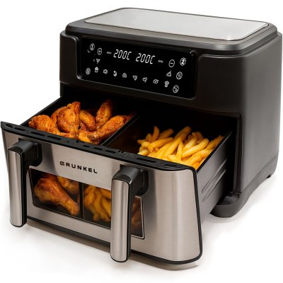 GRUNKEL  Friteuse &agrave; Air Dualflexifryer/2800w/capacidad 10l
