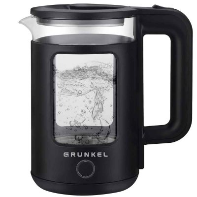 GRUNKEL  Hv-18cwpng Bouilloire 1,8 L 1500 W Noir, Transparent