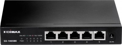 EDIMAX GS-1005BE Switch r&eacute;seau 5 ports 2.5 GBit/s Y481132 - 